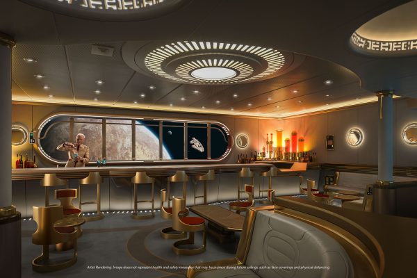 Disney Wish Star Wars Bar Hyper Space Lounge